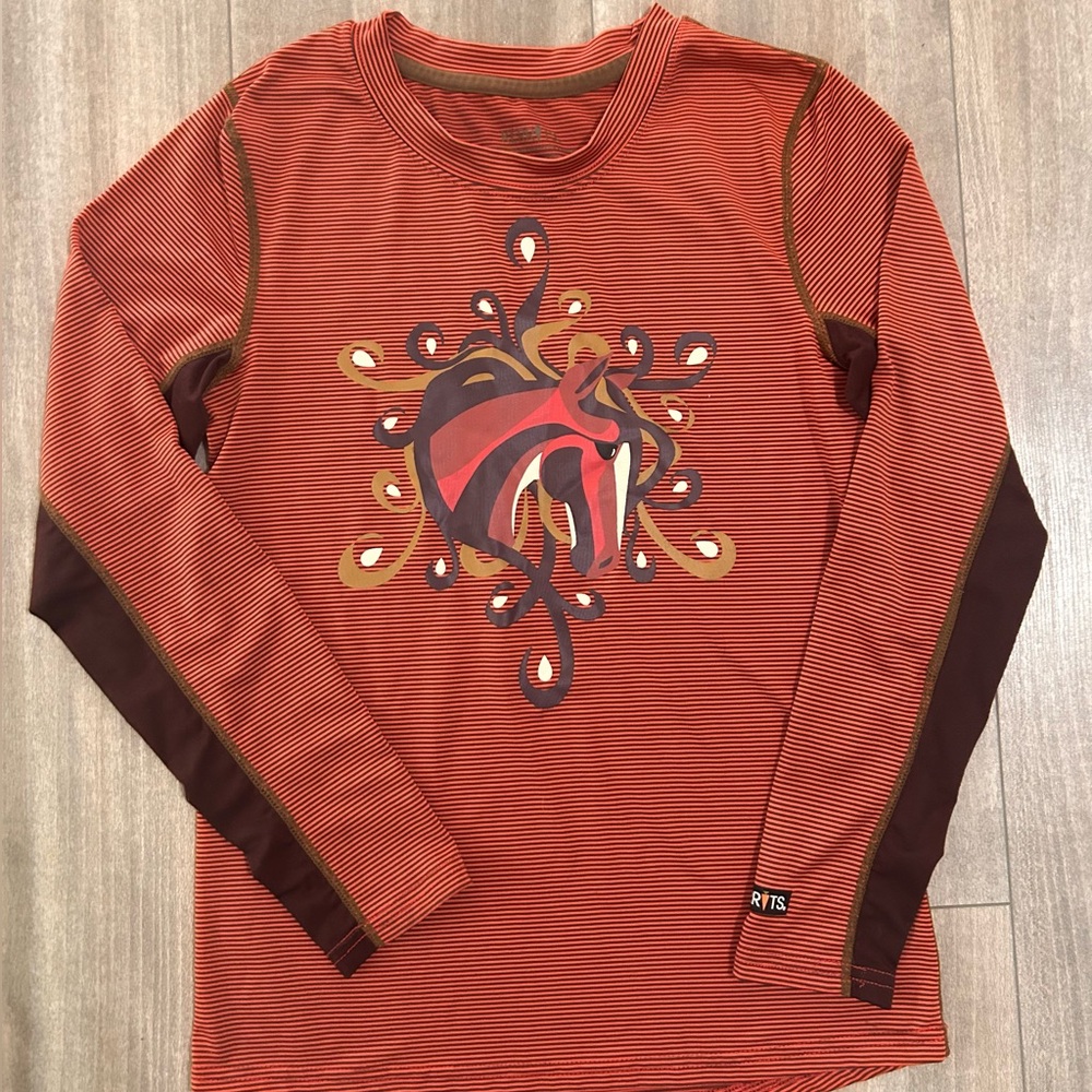 Kids Medium Riding Long Sleeve Riding Shirt